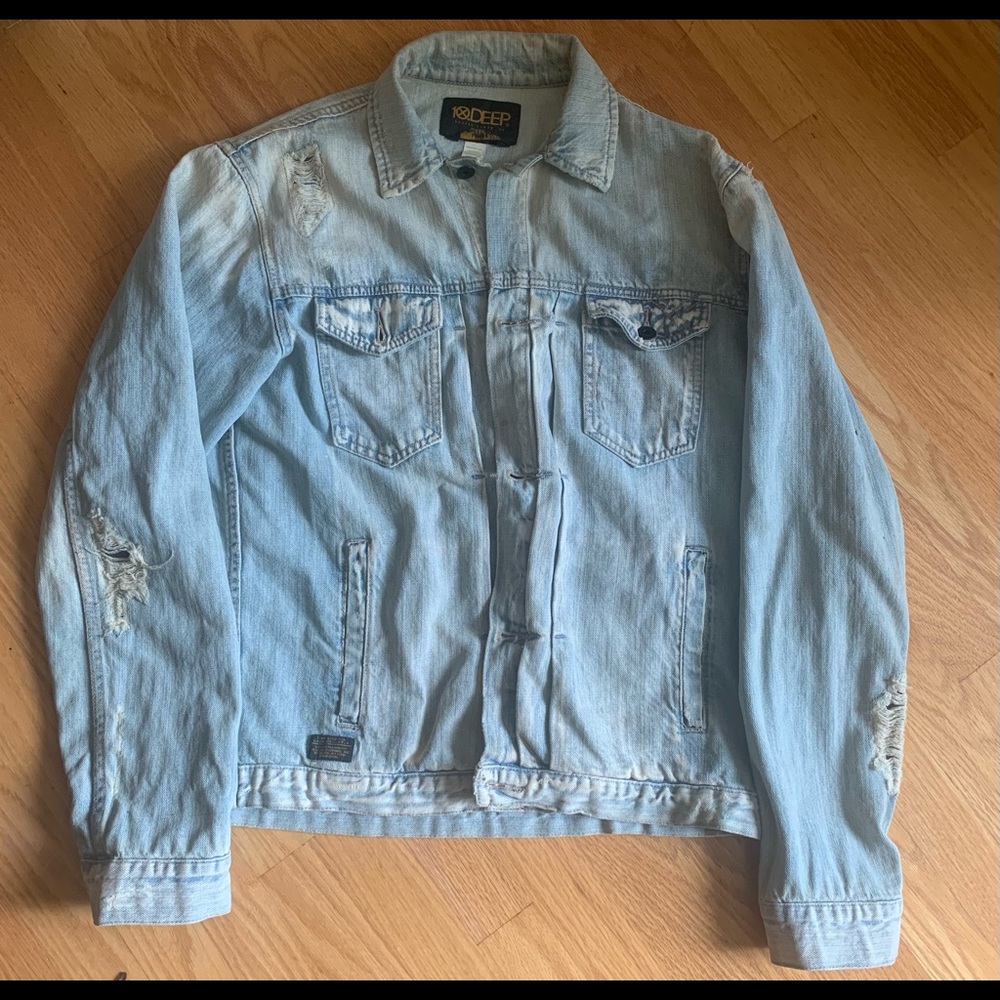 10 Deep jean jacket size L